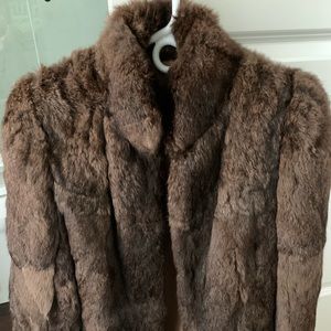 Vintage Real Rabbit Fur coat.